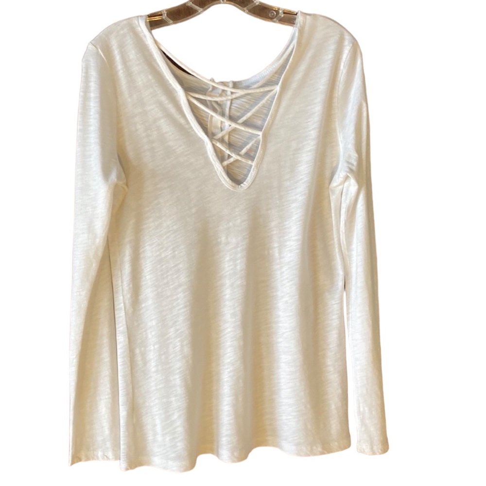 American Able Long Sleeved Crisscross Back. Size Small